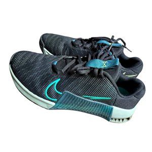 New Men's Black Teal Nike Metacon 9 Training Shoes Size 8‎